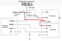 Jak podłączyć alternator i rozrusznik w skodzie 1203?
