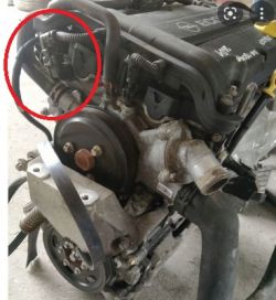 Opel Astra H Z14XEP-Gdzie jest czujnik położenia wałka rozrządu