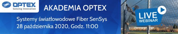 [28.10.2020, webinar] Systemy światłowodowe Fiber SenSys