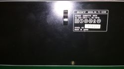 Wnętrze magnetofonu kasetowego SONY TC-K390