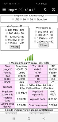 Wybór operatora LTE: T-mobile vs Orange, testy z Huawei B818