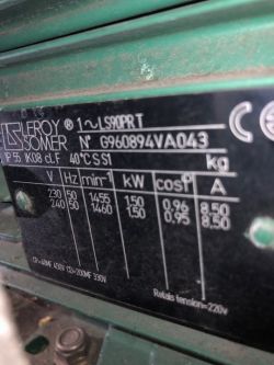 Dobór kondensatora do silnika 1.5kW 1455 obr/min - jaka wartość?