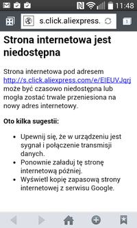 Linki goo.gl nie działają na Android 4.4.2, LG L65 (D280) - co robić?