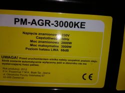Agregat PM-AGR-3000KE - Nie można uruchomić