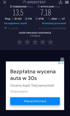 Router z agregacją pasma i wejściem na antenę - T-Mobile, Huawei B818