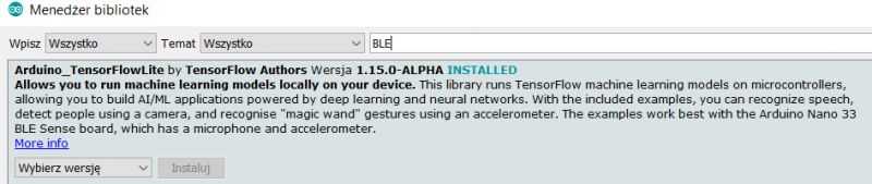 Arduino NANO 33 SENSE, recenzja, uruchomienie, testy Arduino NANO 33 SENSE, recenzja, uruchomienie, testy
