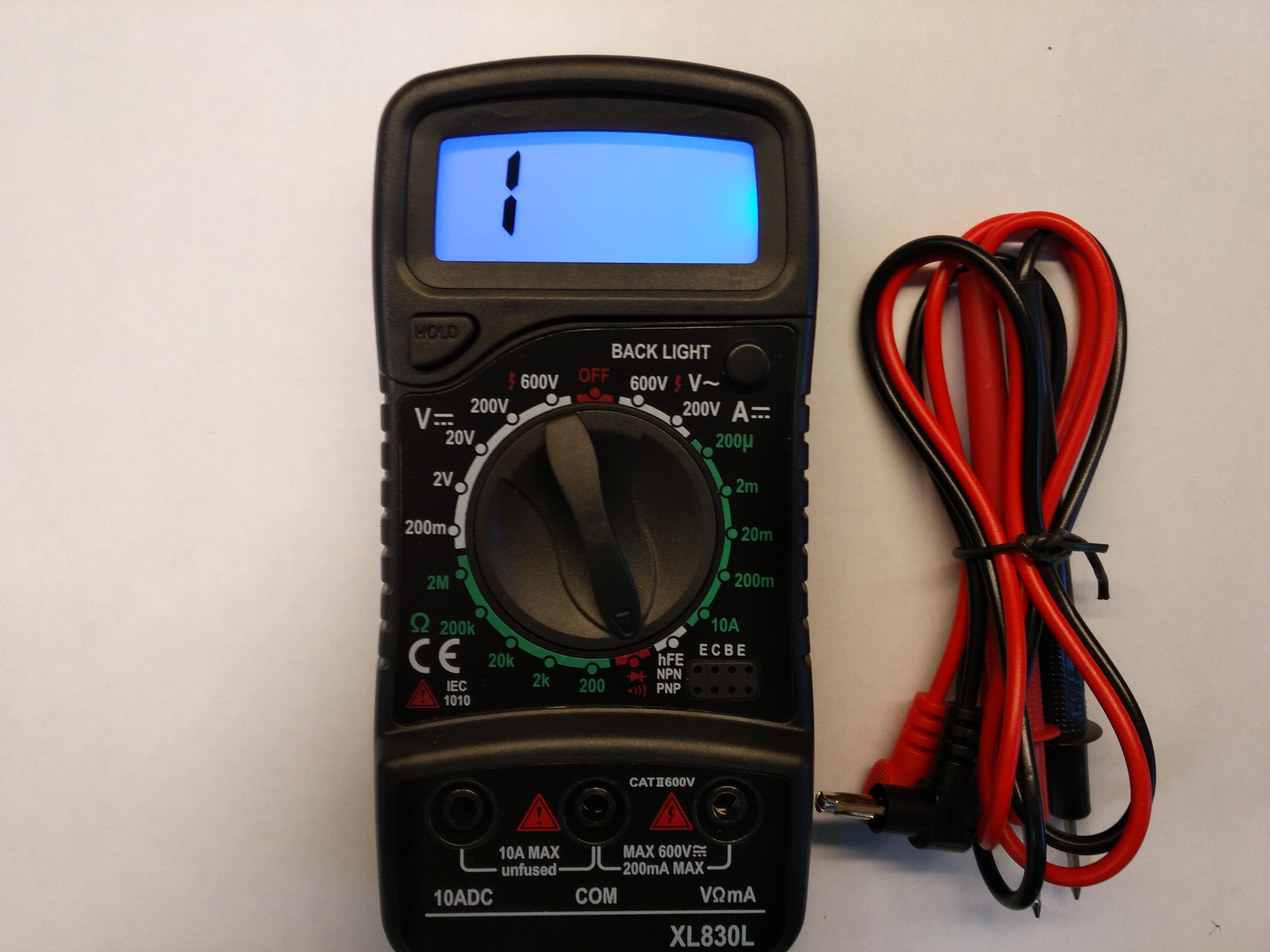 XL830L - A tiny, cheap Chinese multimeter. - Test / Review / Opinion.