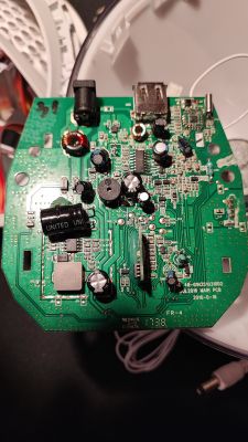 Lampa-budzik PHILIPS HF3531 - nie działa, grzeje się elektronika