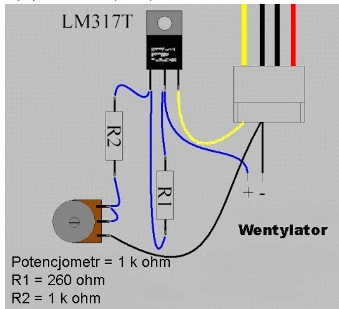 Схемы включения кулеров. Регулятор оборотов кулера 12в на lm317. Регулятор оборотов кулера на lm317 схема. Регулятор оборотов кулера 5 вольт. Переменный резистор для кулера 12 вольт.