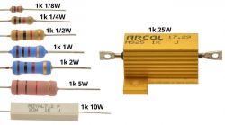 Determining Resistor Wattage: Identify Watt Rating by Resistance, Tolerance & Size Factors