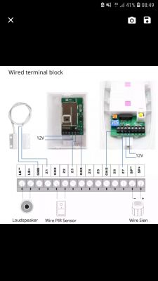 Alarm GSM emasstif g2b podłączenie czujki