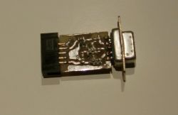 Płytka Propeller P8X32A i spartańska przejściówka RS232-UART Płytka Propeller P8X32A i spartańska przejściówka RS232-UART