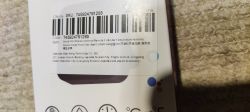 Smart WiFi Remote Control Product Label Product label with printed barcode and description of a smart WiFi remote control.