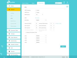 Ekran ustawień IPTV routera TP-Link Archer C6U z opcjami VLAN.