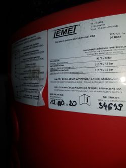 Sprawdzanie rodzaju anody w zbiorniku CWU po montażu pompy ciepła - magnezowa czy tytanowa?