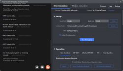 Screenshot of the interface of Tuya module debugging assistant version 2.2.3.5.