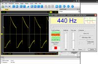 Amateur oscilloscope / USB generator (sound chip)