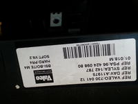 BSI Partner I 2001 r. 1,4 benzyna tylna wycieraczka