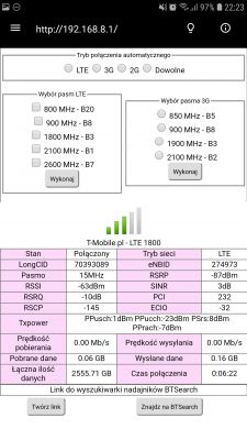 Wybór anteny kierunkowej LTE do Huawei B525s (T-Mobile Domowy) Szczecin