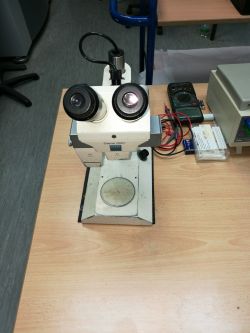 Optical Microscope for Precision Soldering: Max 4X Magnification, Non-Digital, Extension Arms Optical Microscope for Precision Soldering: Max 4X Magnification, Non-Digital, Extension Arms