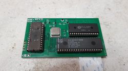 Prototype Electronic Board for Atari Diskette Drive Close-up of a prototype electronic board with integrated circuits