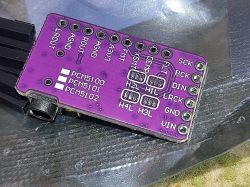 Płytka z DAC PCM5102A z wyjściem audio Jack