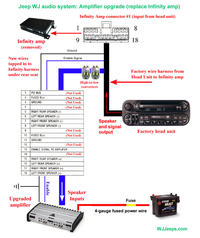 Wzmacniacz infinity h83781 6-kanałowy z Jeep-a WJ
