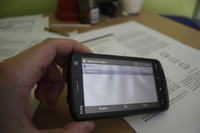 HTC Touch HD- plamy na wyświetlaczu HTC Touch HD- plamy na wyświetlaczu