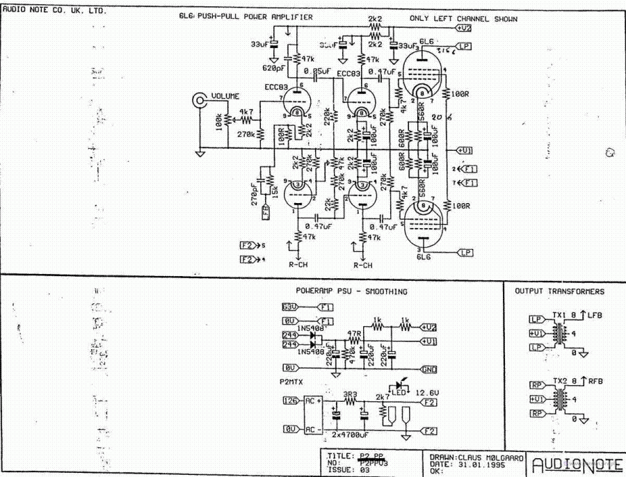 Audio Note Amplifier Construction: DIY AN Oto SE Project with EL-84 Parallel S Configurations