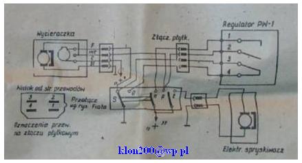 Regulator wycieraczek PW-1