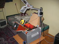 Projektor DIY - z rzutnika OHP i monitora LCD