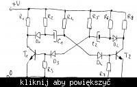 Multiwibrator astabilny - budowa, zasada działania.
