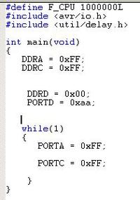 [Atmega16] Kilka LED-ów nie świeci w układzie...