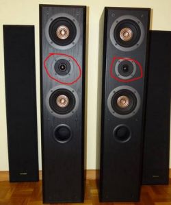 TX-DS575 Onkyo,Technics sb-t20 - Podłączenie amplitunera
