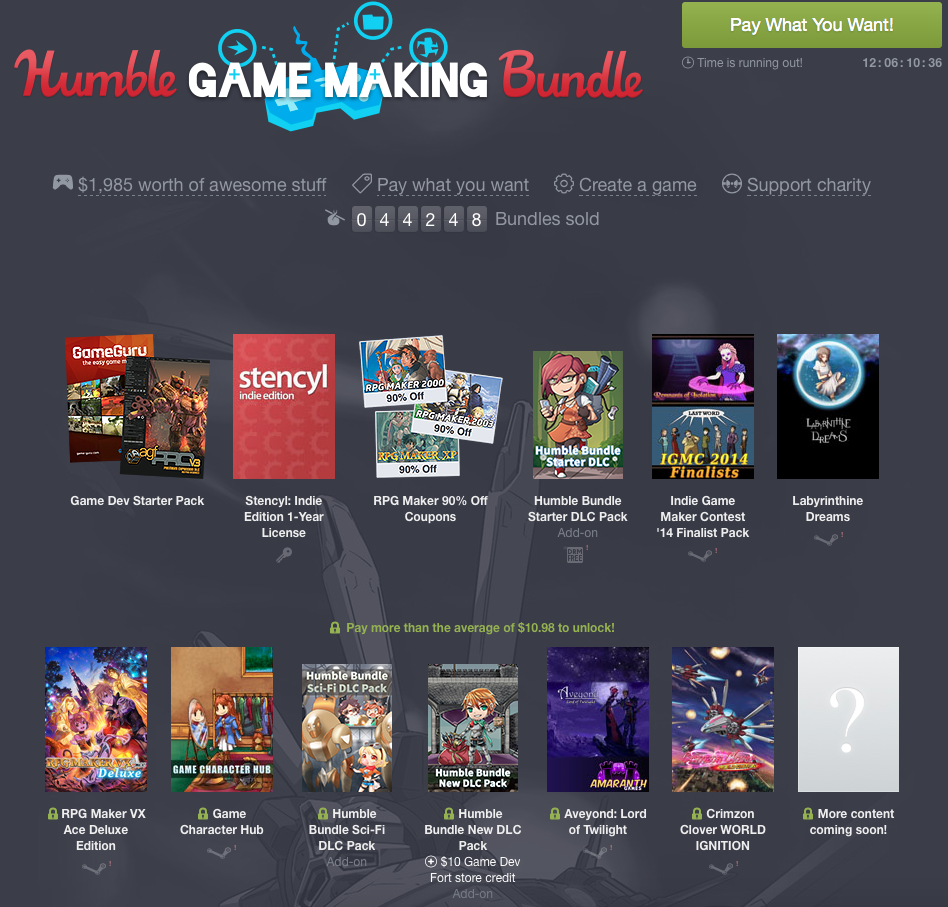 Making games. Bundle игра. Бандл в игре. Humble игра.