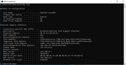Karta sieciowa Ethernet nie ma poprawnej konfiguracji IP.
