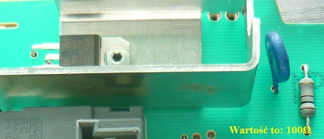 Pralka Bosch maxx5 - Spalony opornik w układzie