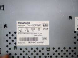 Jakie funkcje mają kable w kostce radia Panasonic CQ-C1323NW?