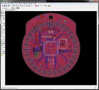Zegarek kieszonkowy ze 132 diodami LED Zegarek kieszonkowy ze 132 diodami LED