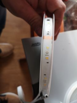 Combination of 20m of LED rgb + tunable white tape under one driver Combination of 20m of LED rgb + tunable white tape under one driver