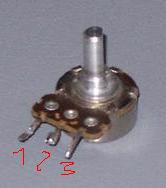 J-01 Wzmacniacz stereo 2x15W gdzie wlutować potencjometr?