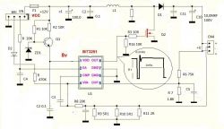 Vivax 22le31 - Led inverter failure burn IC need indentification