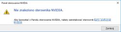 Komputer nie wykrywa sterowników karty Nvidia - co robić?