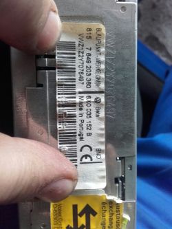 Szukam wsadu pamięci do radia Beta V Blaupunkt, kupię