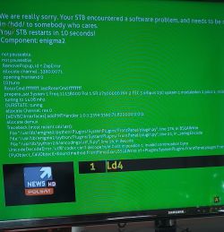 nBox HDTV 5800s biały - Nie działa wyświetlacz lcd