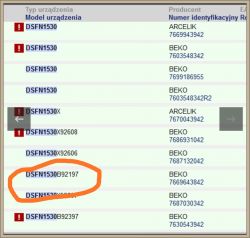 Beko DSFN1530 - Brak reakcji po wymianie układu LNK364PN i rezystora. Szukam odpowiedniego modułu