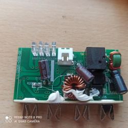 Lampa ML DA 2407 - spalony układ modułu ładowania li-ion