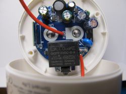 Interior of an Electronic Device Interior of an electronic device with visible circuit components.