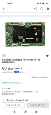 Samsung UE55H6640 - jak naprawić mleczny obraz na ekranie?