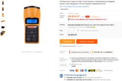 Dalmierz ultradźwiękowy CP-3008 Made in China - Recenzja